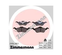 ZIMMERMANN 23154.190.1 Kit pastiglie freni