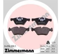 ZIMMERMANN Pastiglie Freno Bremsbelegsatz Frontale per BMW 3er 1er
