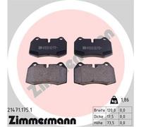 ZIMMERMANN Pastiglie Freno Bremsbelegsatz Frontale per BMW 7er 8er
