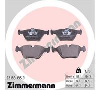 ZIMMERMANN Pastiglie Freno Bremsbelegsatz Frontale per BMW X3 3er Cabriolet