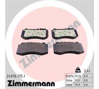 ZIMMERMANN Pastiglie Freno Bremsbelegsatz Frontale per Mercedes-Benz