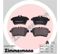 ZIMMERMANN Pastiglie freno Set di documenti anteriore per Mercedes-Benz classe A