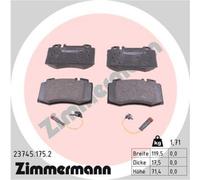 ZIMMERMANN Pastiglie freno Set di documenti anteriore per Mercedes-Benz classe E