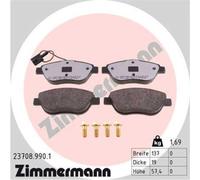 ZIMMERMANN Pastiglie Frontale per Fiat Stilo Bravo II Lancia Delta III Combinato