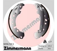 ZIMMERMANN Set Di Freni Posteriori Per Ford Fiesta VII