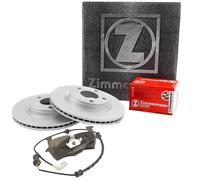 ZIMMERMANN Set Dischi Freno Anteriori Ventilati + Pastiglie per Fiat Stilo