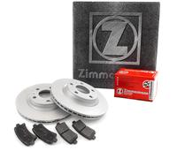 ZIMMERMANN Set Dischi Freno Ventilato Posteriore + Pastiglie per Audi A6 Allroad