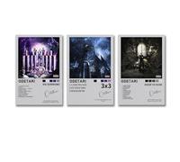 ZimNo Odetari - Poster decorativo da parete per album, stampa HD, decorazione per feste di compleanno, musica, regali, set da 3, 20 x 30 cm