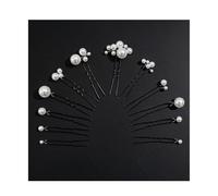 Zimocepuz Accessori per Capelli da Sposa, 12 pezzi Fermagli per Capelli con Perle, Fermagli Lily e Fermagli per Capelli, Set di 12 pezzi per Acconciature da Matrimonio