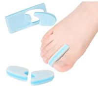 Zimoer 4 Coppie Schiuma Toe Separator, Toe Gasket Redress, Toes Sovrapposte, Prevenire l'attrito e Rilasciare la Pressione, Schiuma Separatore Dita Piede, Adatto per Bunion e Dita Sovrapposte