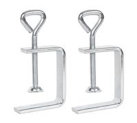 Zimoer Morsetti a C in Metallo - 2 Pezzi Piccoli Morsetti a Vite, Regolabili Da Falegname e Da Tavolo - Per Lavorazione Legno, DIY, Montaggio e Saldatura