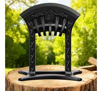 ZIMOMOTA Spaccalegna manuale per legna da ardere, cuneo spaccalegna in ghisa, resistente, con coperchio (nero)