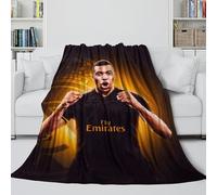 ZIMONJO Mbappe Coperta - Calcio Coltre Regalo Compleanno Per Il Marito/fidanzato/fidanzata - Coltre Che Porta Calore E Felicità in Una Giornata Uggiosa E Cupa 50x60inch(127x152cm)