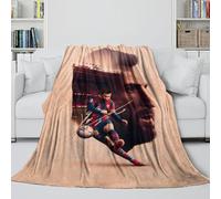 ZIMONJO Messi Coperta - Calcio Coltre Regalo Compleanno Per Il Marito/fidanzato/fidanzata - Coltre Che Porta Calore E Felicità in Una Giornata Uggiosa E Cupa 70x80inch(180x200cm)