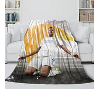 ZIMONJO Rodrygo Coperta - Calcio Coltre Regalo Compleanno Per Il Marito/fidanzato/fidanzata - Coltre Che Porta Calore E Felicità in Una Giornata Uggiosa E Cupa 60x80inch(150x200cm)