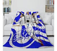 ZIMONJO Ronaldo Coperta - Calcio Coltre Regalo Compleanno Per Figlio/figlia/nipote/nipotina 80x90inch(200x230cm)