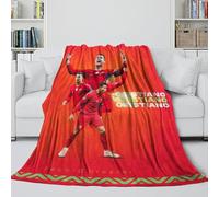 ZIMONJO Ronaldo Coperta - Portogallo Calcio Coltre Regalo Compleanno Per Figlio/figlia/nipote/nipotina 80x90inch(200x230cm)