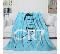 ZIMONJO Ronaldo Coperta - Portogallo Calcio Coltre Regalo Compleanno Per Il Marito/fidanzato/fidanzata - Coltre Calda Per Mostrare Il Vostro Accompagnamento E La Cura 60x80inch(150x200cm)