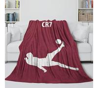 ZIMONJO Ronaldo Coperta - Portogallo Calcio Coperta Regalo Compleanno Per Figlio/figlia/nipote/nipotina/amico - Coltre Per Mettere Giù Il Telefono E Fare Un Bel Pisolino 80x90inch(200x230cm)