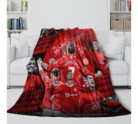 ZIMONJO Ronaldo Coperta Soffice - Calcio Coltre Regalo Compleanno Per Figlio/figlia/nipote/nipotina/amico - Coltre Accogliente Come Un Abbraccio in Una Coperta 60x80inch(150x200cm)