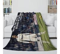 ZIMONJO Ronaldo Coperta Soffice - Calcio Coltre Regalo Compleanno Per Figlio/figlia/nipote/nipotina/amico - Coltre Accogliente Come Un Abbraccio in Una Coperta 50x60inch(127x152cm)