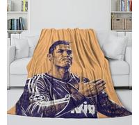 ZIMONJO Ronaldo Coperta Soffice - Calcio Coltre Regalo Compleanno Per Figlio/figlia/nipote/nipotina/amico - Coltre Accogliente Come Un Abbraccio in Una Coperta 40x50inch(100x130cm)