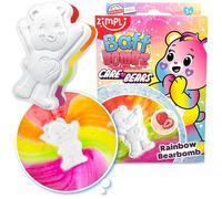 ZIMPLI - Care Bears Bomba da bagno, crea magicamente un effetto speciale arcobaleno, regalo di compleanno, Natale, regalo per riempire la calza, giocattolo da bagno per bambini