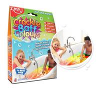 ZIMPLI - Crackle Baff Colours, confezione da 6 vaschette, fa magicamente scoppiettare, schioccare e cambiare colore all'acqua, giocattolo educativo e didattico, gioco sensoriale