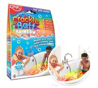ZIMPLI - Crackle Baff Rainbow, Confezione da 6 Bagni, Fa scoppiettare magicamente l'acqua, Fa scoppiare e cambia colore, Attività di gioco multisensoriale