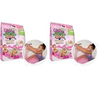 ZIMPLI - Eco Glitter Slime Baff Pink, 1 Bagno o 4 Usi di Gioco, Trasforma Magicamente l'acqua in Slime appiccicoso e Scintillante, Giocattolo da Bagno per Bambini Ecologico e Sicuro per l'Ambiente