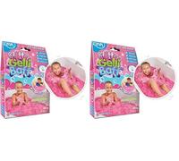ZIMPLI - Gelli Glitter Baff Rosa, 1 Bagno o 6 Giochi, Trasforma Magicamente l’Acqua in Una Gelatina densa e Glitterata, Regali di Compleanno per Bambine dai 3+ Anni, Gioco Sensoriale da Bagno