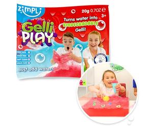 ZIMPLI - Gelli Powder, Verde e Rosso, trasforma magicamente l'acqua in una melma densa e colorata, Ottimo rapporto qualità-prezzo, Divertimento assicurato