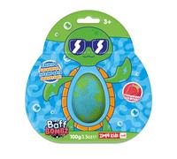 ZIMPLI - Grande Baff Bombz Tartaruga su Biglietto Regalo, Gadget per Sacchetti Party per Bambini, Bombe da Bagno, Giocattolo Economico, Idee per Sacchetti Regalo in Classe