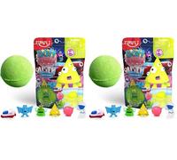 ZIMPLI - Grande Bomba da Bagno Alieno a Sorpresa, 1 di 6 Giocattoli Alieno da Collezionare, Uno per Baff Bomb, Favori per Sacchetti Party, Riempitivi, Ricompense, Giocattolo da Calza per Bambini