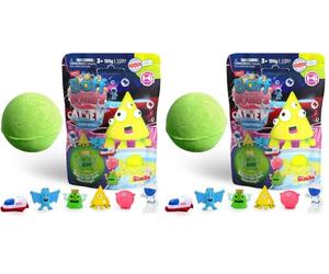 ZIMPLI - Grande Bomba da Bagno Alieno a Sorpresa, 1 di 6 Giocattoli Alieno da Collezionare, Uno per Baff Bomb, Favori per Sacchetti Party, Riempitivi, Ricompense, Giocattolo da Calza per Bambini