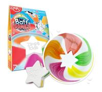 Zimpli Kids - Bomba da bagno grande a forma di stella, crea magicamente un effetto speciale arcobaleno, regalo di compleanno per bambini piccoli, ragazzi , vegano e senza crudeltà