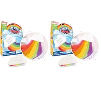 Zimpli Kids - Bomba da Bagno Grande Nuvola Arcobaleno, Multicolore ad Effetto Speciale, Regalo in Scatola Ragazze, Colore Bombe frizzanti, Compleanno per Bambini, 6361 (Confezione da 2)