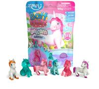Zimpli Kids - Bomba da bagno grande Unicorno a sorpresa, 6 giocattoli Unicorno a sorpresa da collezionare, set regalo frizzante per bambini, giocattolo per riempire la calza, regalo di Natale