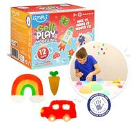 ZIMPLI - Kit di Modellazione Gelli da 12 utilizzi, Basta aggiungere acqua per creare design colorati e magici, Educativo, creativo e sensoriale, Attività artistiche fai-da-te