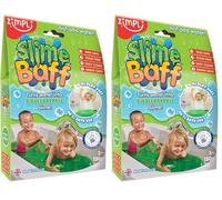 ZIMPLI - Slime Baff Verde, 1 bagno o 4 usi di gioco, trasforma magicamente l'acqua in una melma densa e colorata, regali di compleanno per bambini, giocattoli Montessori per vasca da bagno