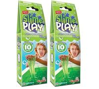 ZIMPLI - Slime Play Verde, basta aggiungere acqua per creare una melma appiccicosa e colorata, gadget per sacchetti festa, giocattolo sensoriale per il gioco di fantasia (Confezione da 2)