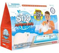 Zimpli Kids Sno Adventures Arctic Pack, Confezione 5 Usi, 8 x Personaggi Arctic, Vassoio gonfiabile, Set di Gioco Sensoriale Immaginario, Giocattolo Sensoriale per Bambini da Interno ed Esterno