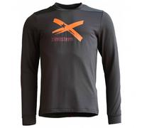 Zimtstern - Crewz Shirt L/S - Pullover in pile S grigio/nero