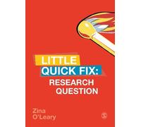 Zina O′Leary Research Question (Tascabile) Little Quick Fix