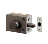 Zinc Alloy Glass Door Latch Self Adhesive Lock Replacement