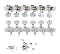 Zinc Alloy Guitar Tuning Keys Pegs Open Tuners for 12 String Guitar Sturdy Long Lasting