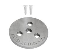 Zinc Anode Saltwater Pool, Zinc Plate Corrosions Protection, 3.15X3.15X0.39inches Filtration Equipment Accessory, Pump System Cleaning, Suitable for Indoor and Outdoor