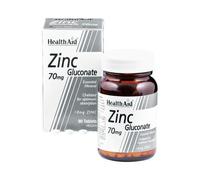 ZINC GLUCONATE 70 MG 90 COMPRESSE - INTEGRATORE ALIMENTARE A BASE DI ZINCO