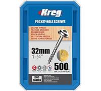 Zinc Pocket-Hole Screws Washer Head - Coarse Threa