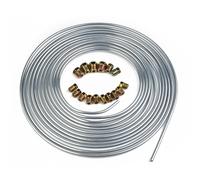 Zincato Acciaio Freno Linea Tubo Kits 3/16 7.6m Bobina Rollio Con 30Pz Raccordi